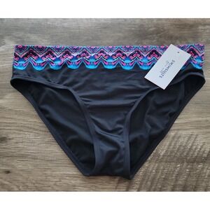 Women's Swimsuits For All Bikini Swim Bottoms Black Pink‎ Blue Fiesta sz 14 NEW
